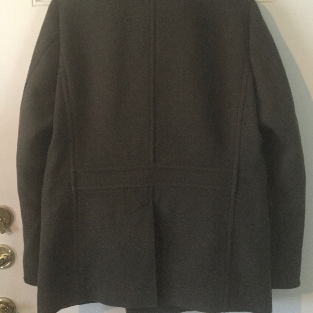 ❌. SOLD ❌  Hugo Boss Pea Coat 40R Retail $745 - Picture 2 of 7